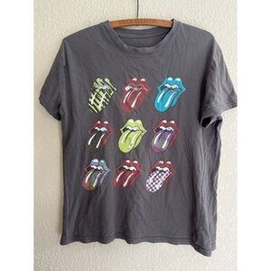 The Rolling Stones Multicolored Band Tee Women’s Size Medium
